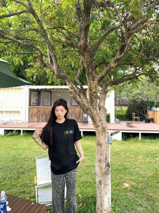 Fendi Black Short Sleeve T-Shirt with FF Monogram view 7