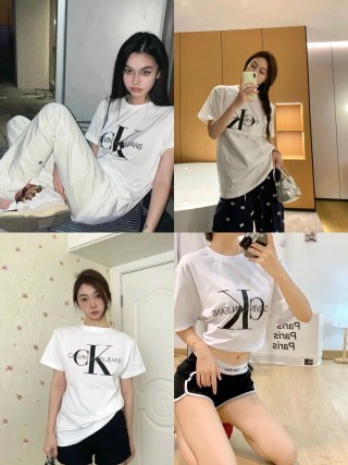 Calvin Klein Jeans White Logo T-Shirt view 6