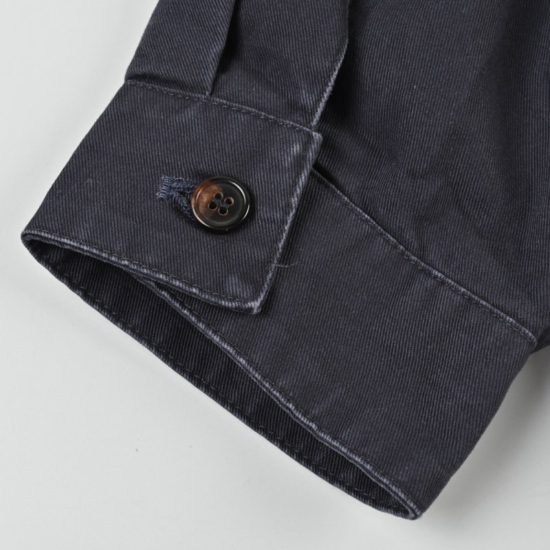 Miu Miu Navy Zip-Up Overshirt Jacket view