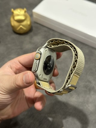Apple Watch Ultra Desert Yellow Tactical Sport Band view 3
