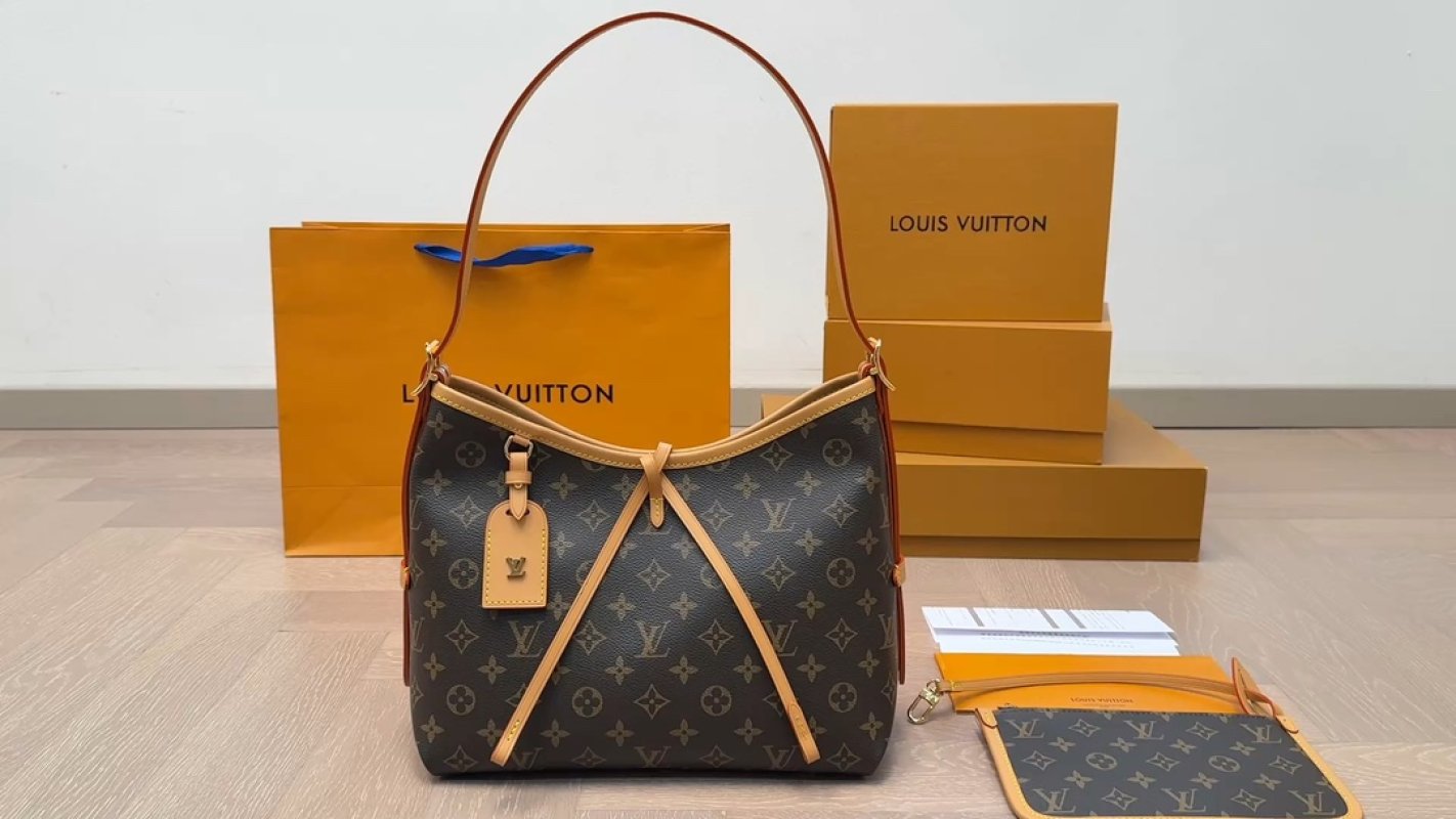 Louis Vuitton Monogram Shoulder Bag Brown