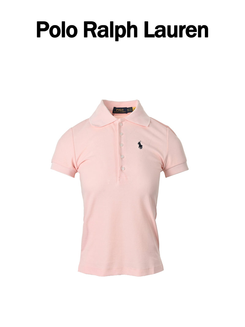 Polo Ralph Lauren Women's Pink Short-Sleeve Polo Shirt view
