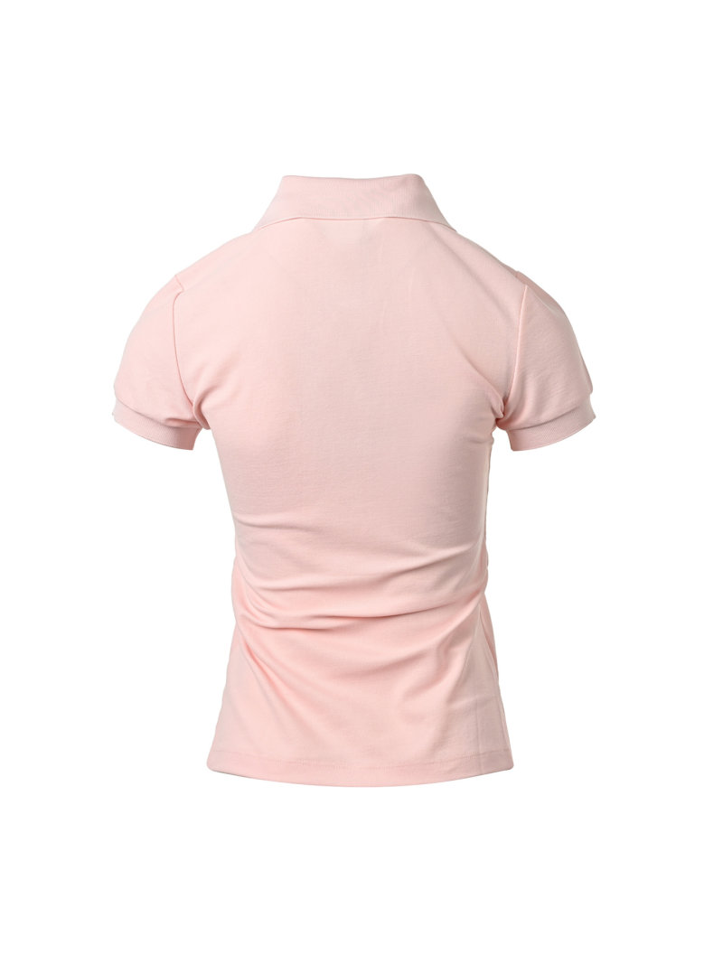 Polo Ralph Lauren Women's Pink Short-Sleeve Polo Shirt view