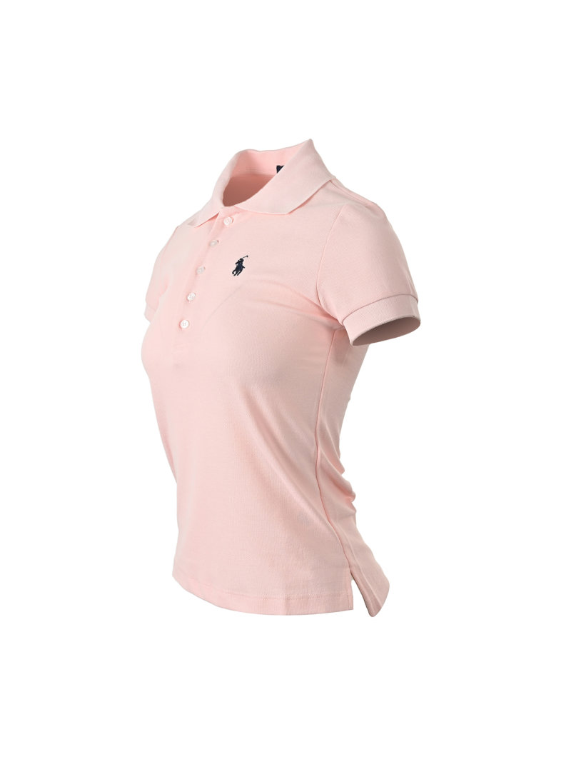 Polo Ralph Lauren Women's Pink Short-Sleeve Polo Shirt view