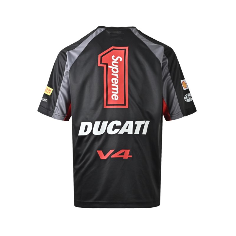 Ducati x Supreme Black Racing T-Shirt view
