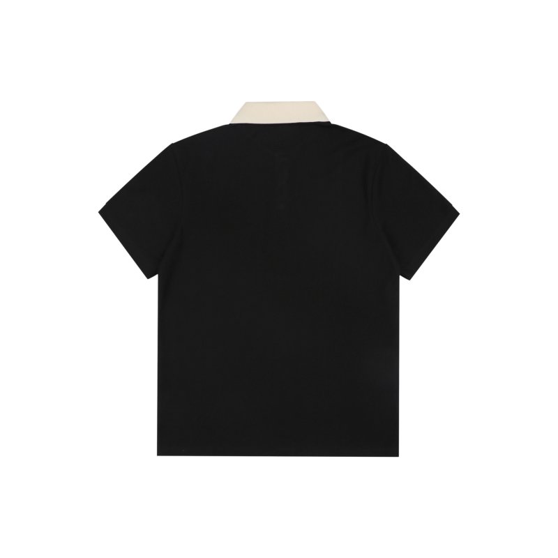 Moncler Black & White Polo Shirt view