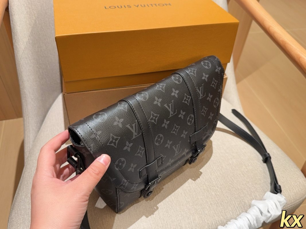 Louis Vuitton Christopher Black Monogram Messenger Bag view