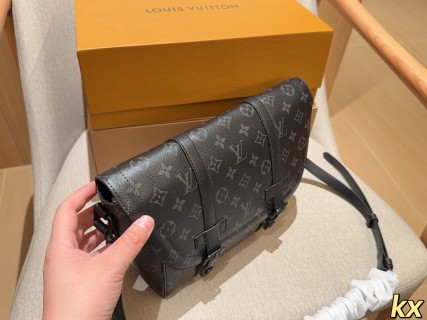 Louis Vuitton Christopher Black Monogram Messenger Bag view 7