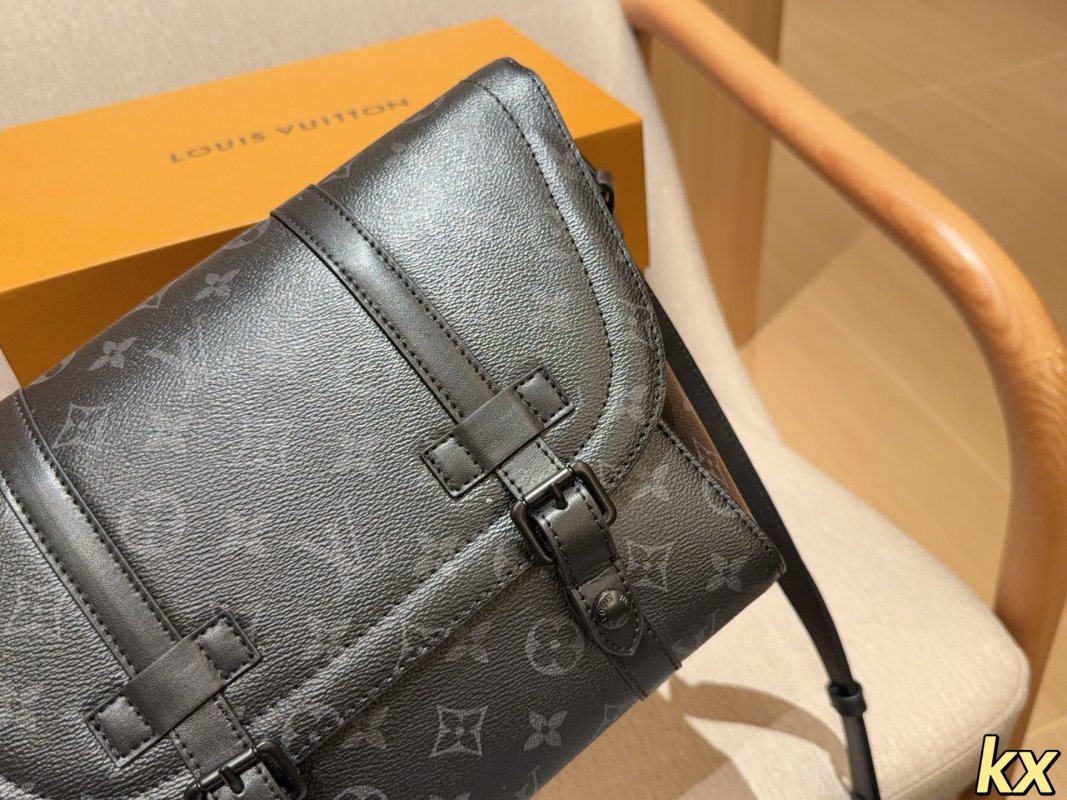 Louis Vuitton Christopher Black Monogram Messenger Bag view