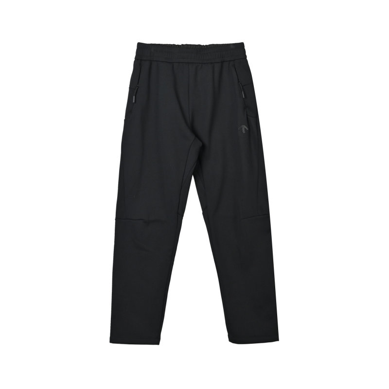 Black Cargo Pants with Grey Utility Pocket Detail view