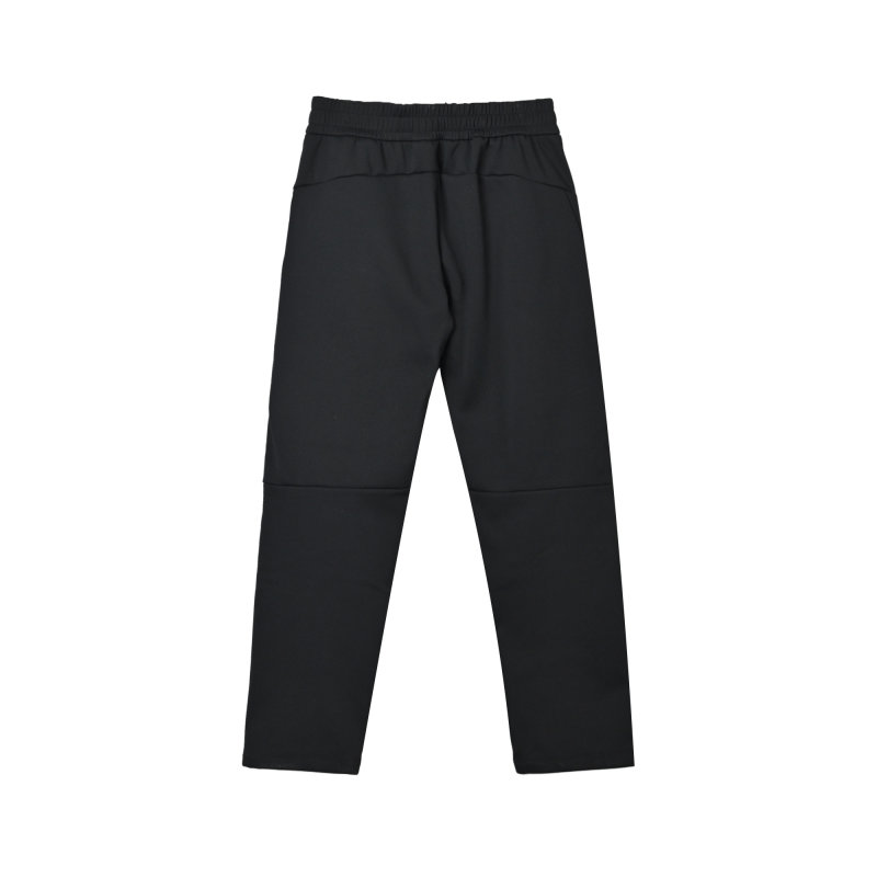 Black Cargo Pants with Grey Utility Pocket Detail view