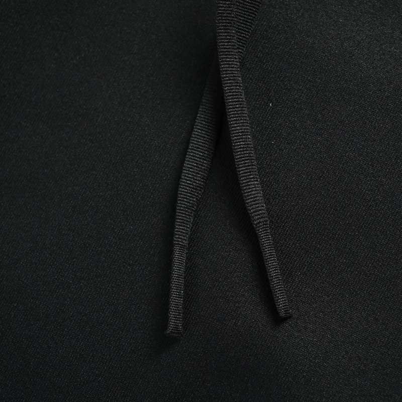 Black Cargo Pants with Grey Utility Pocket Detail view