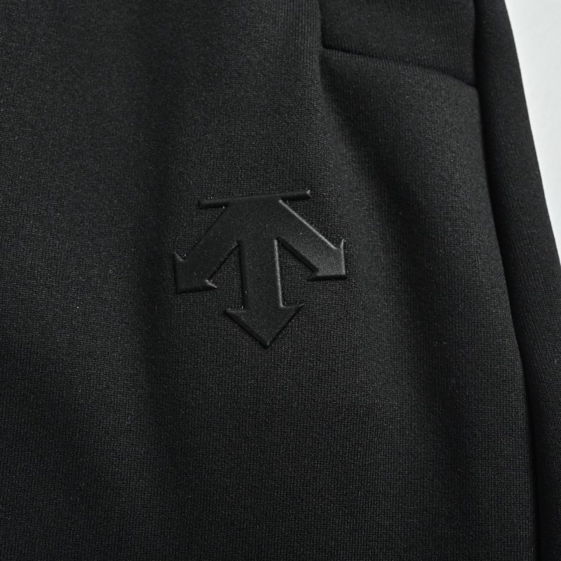 Black Cargo Pants with Grey Utility Pocket Detail view