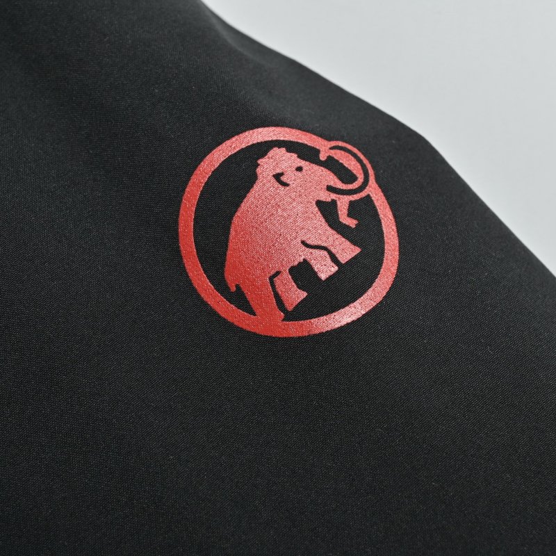 Black Padded Down Jacket with Hood view
