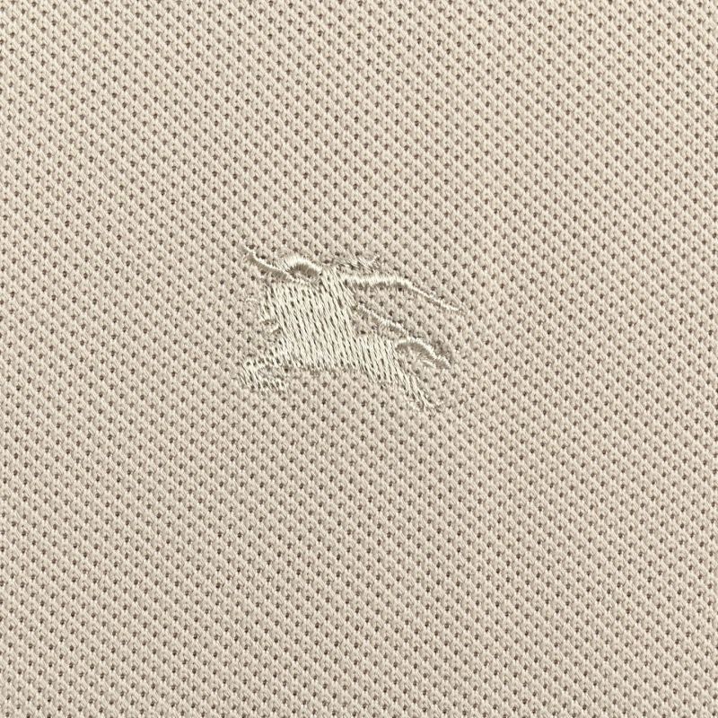 Burberry Cream Polo Shirt with Contrast Trim view