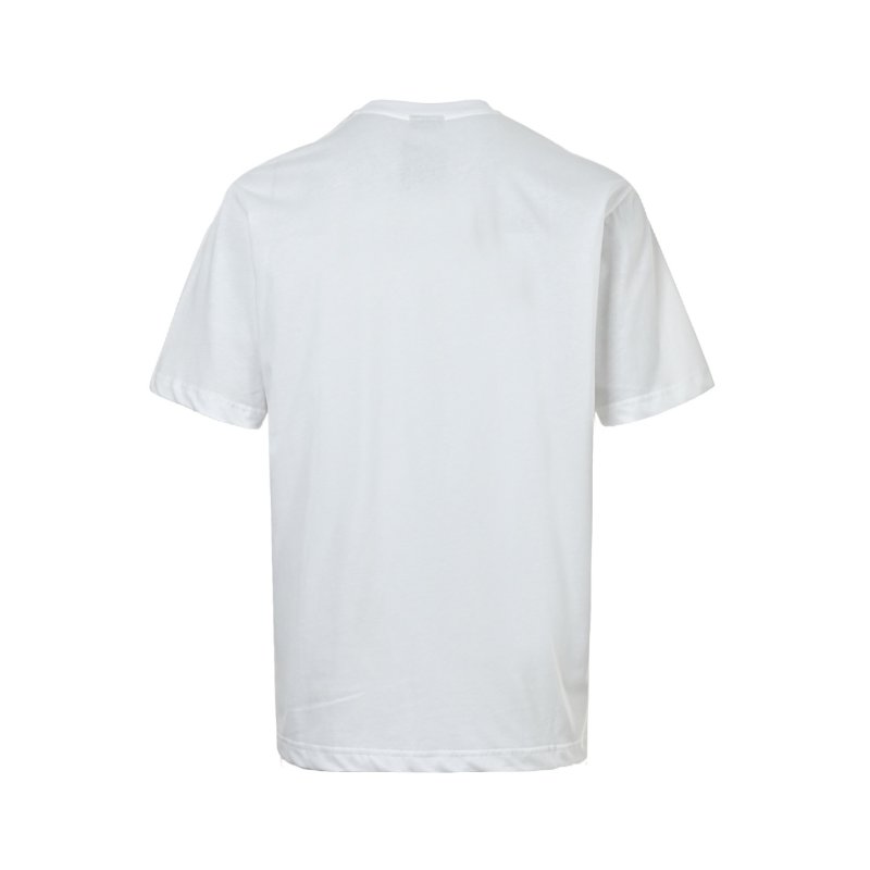 White Oversized Emblem Graphic T-Shirt view