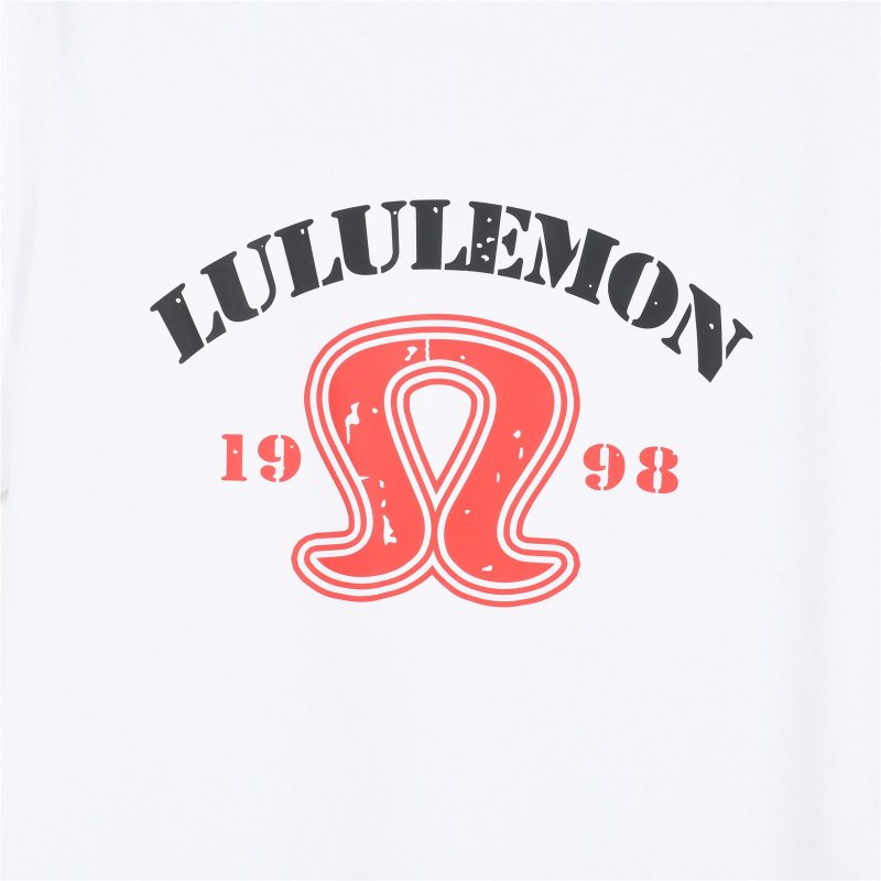 Lululemon 1998 Logo White T-Shirt view