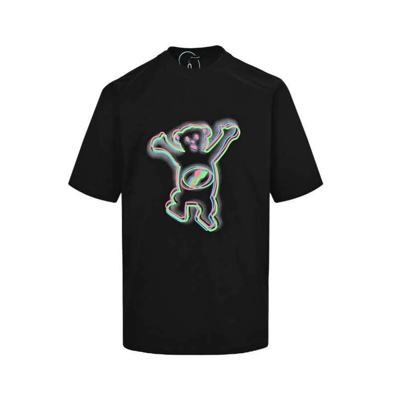 Black Oversized Snake Graphic T-Shirt with Embroidered Detail view