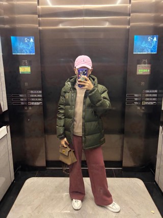 Polo Olive Green Puffer Down Jacket view 3