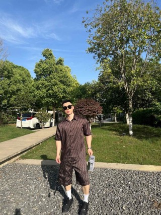 Fendi Monogram Brown Shorts view 2