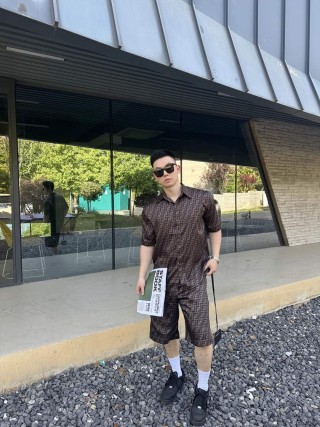 Fendi Monogram Brown Shorts view 5