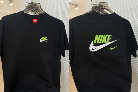 Nike Swoosh Logo Print White Cotton T-Shirt view 13
