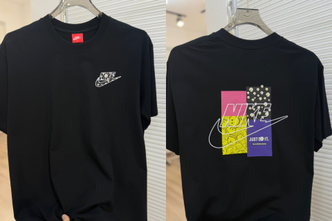 Nike Swoosh Logo Print White Cotton T-Shirt view 14