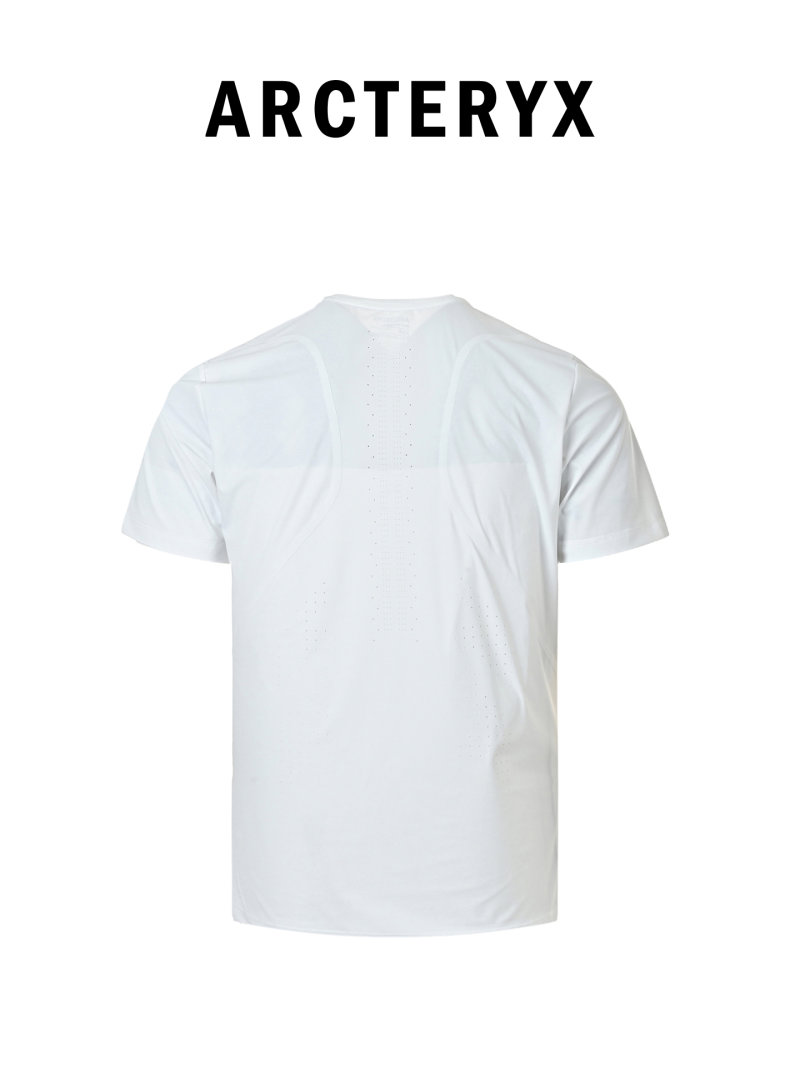 Arcteryx White Short Sleeve T-Shirt with Gold Logo view