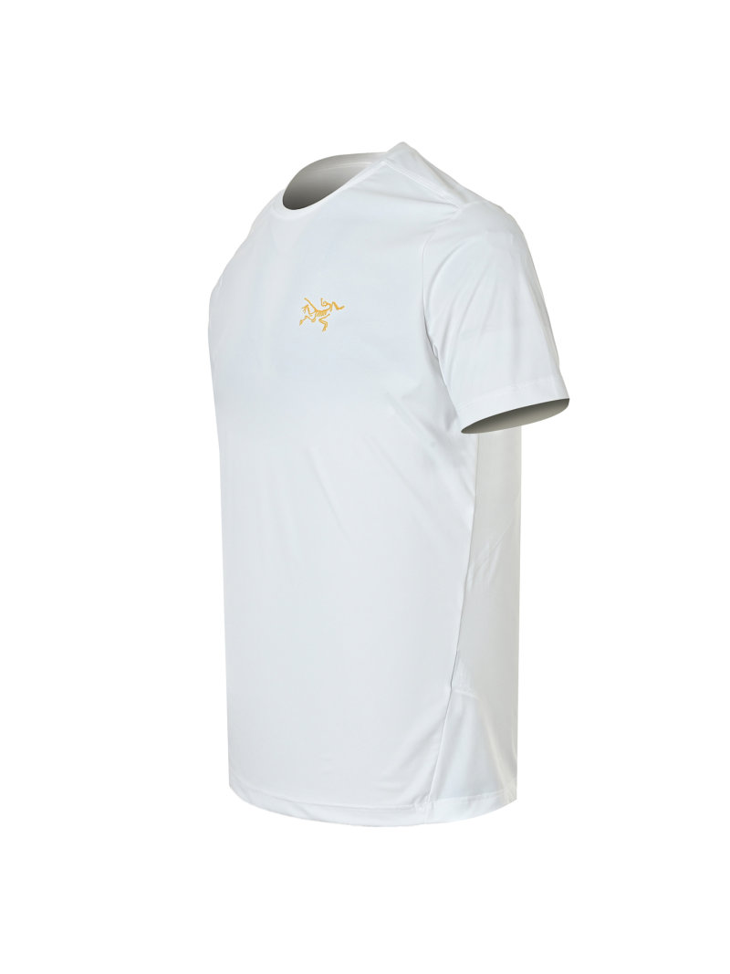 Arcteryx White Short Sleeve T-Shirt with Gold Logo view
