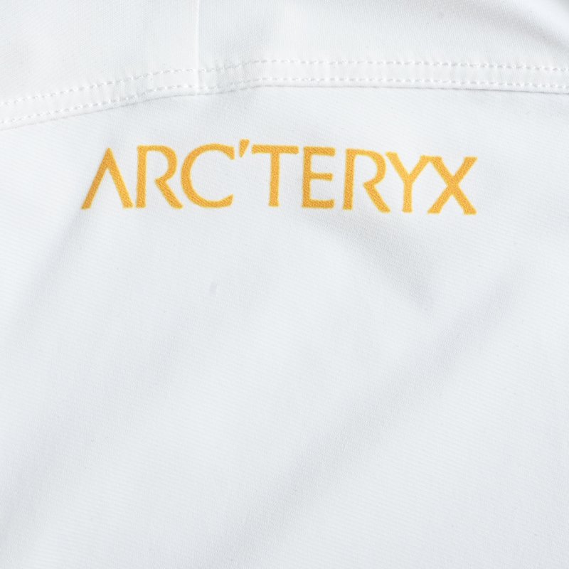 Arcteryx White Short Sleeve T-Shirt with Gold Logo view