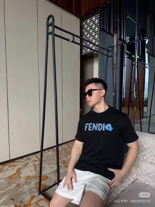 Fendi Logo Black T-Shirt