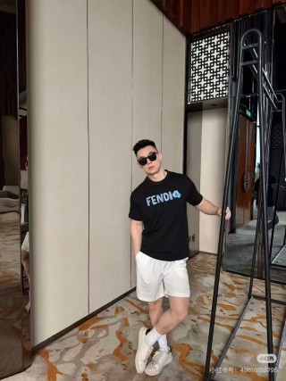 Fendi Logo Black T-Shirt view 2