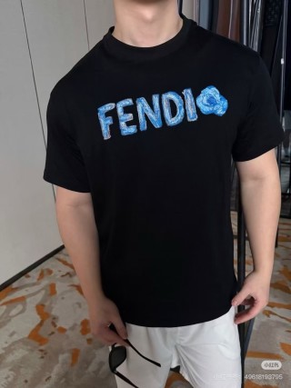 Fendi Logo Black T-Shirt view 5