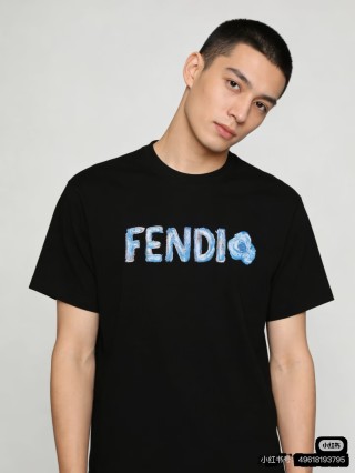 Fendi Logo Black T-Shirt view 6