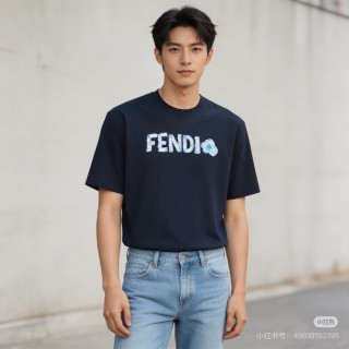 Fendi Logo Black T-Shirt view 7