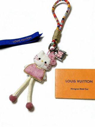 Louis Vuitton Anger Forest Character Keychain Charm Pink
