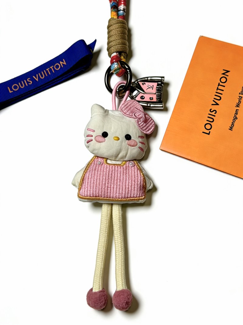 Louis Vuitton Anger Forest Character Keychain Charm Pink view