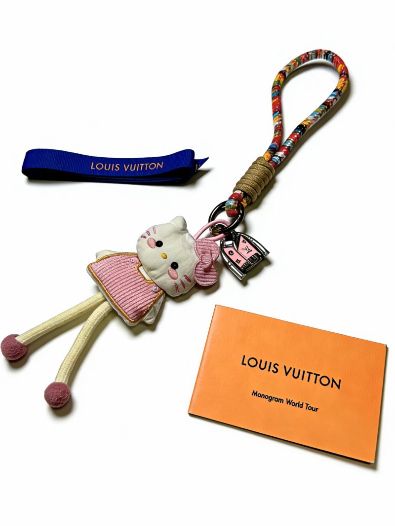 Louis Vuitton Anger Forest Character Keychain Charm Pink view