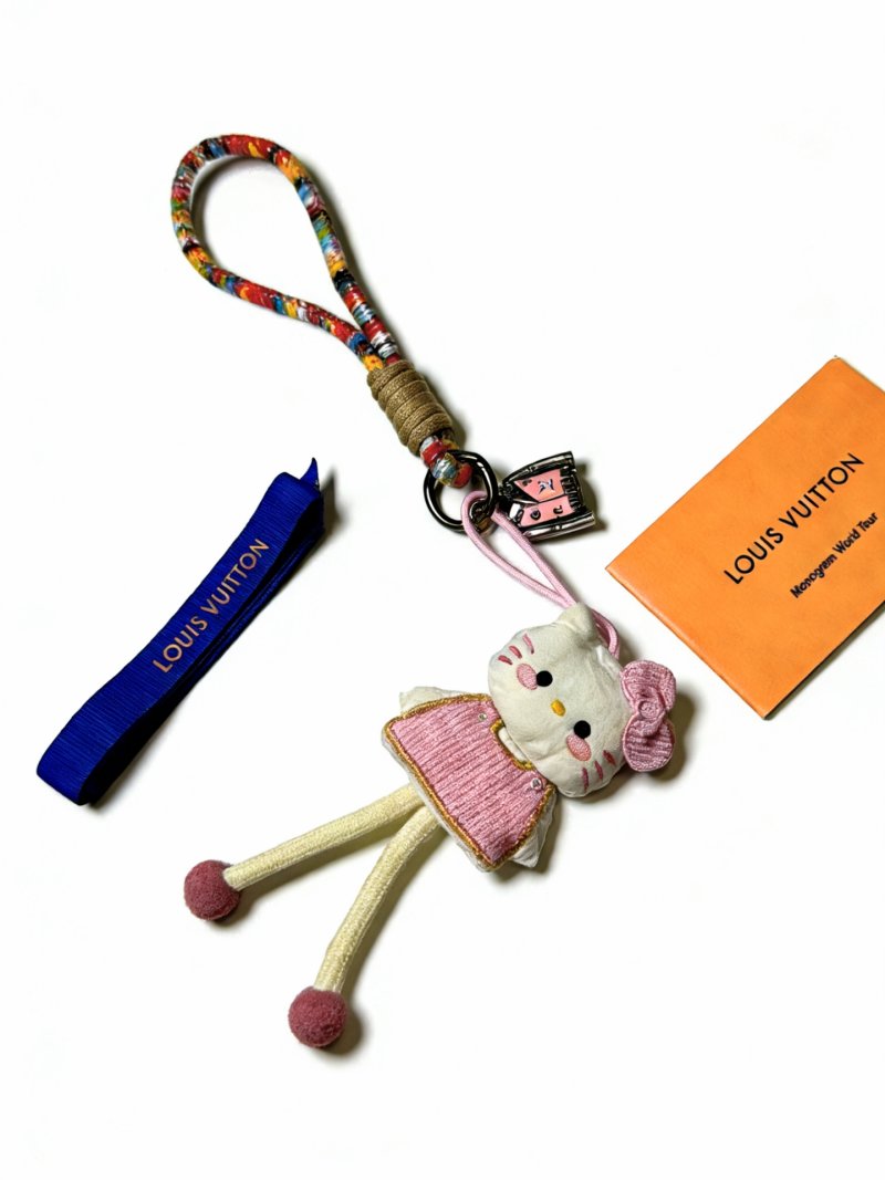 Louis Vuitton Anger Forest Character Keychain Charm Pink view