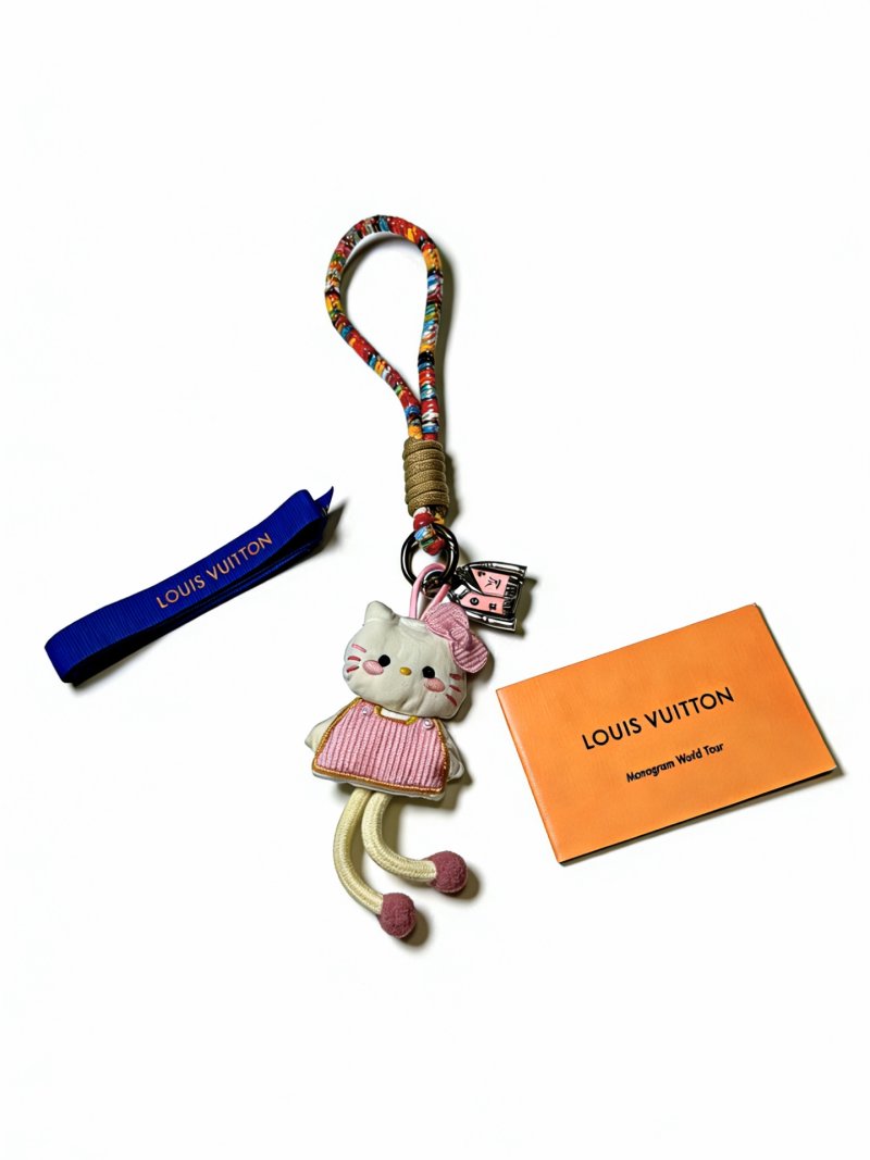 Louis Vuitton Anger Forest Character Keychain Charm Pink view