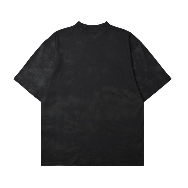 Black Cityscape Graphic Short Sleeve T-Shirt view