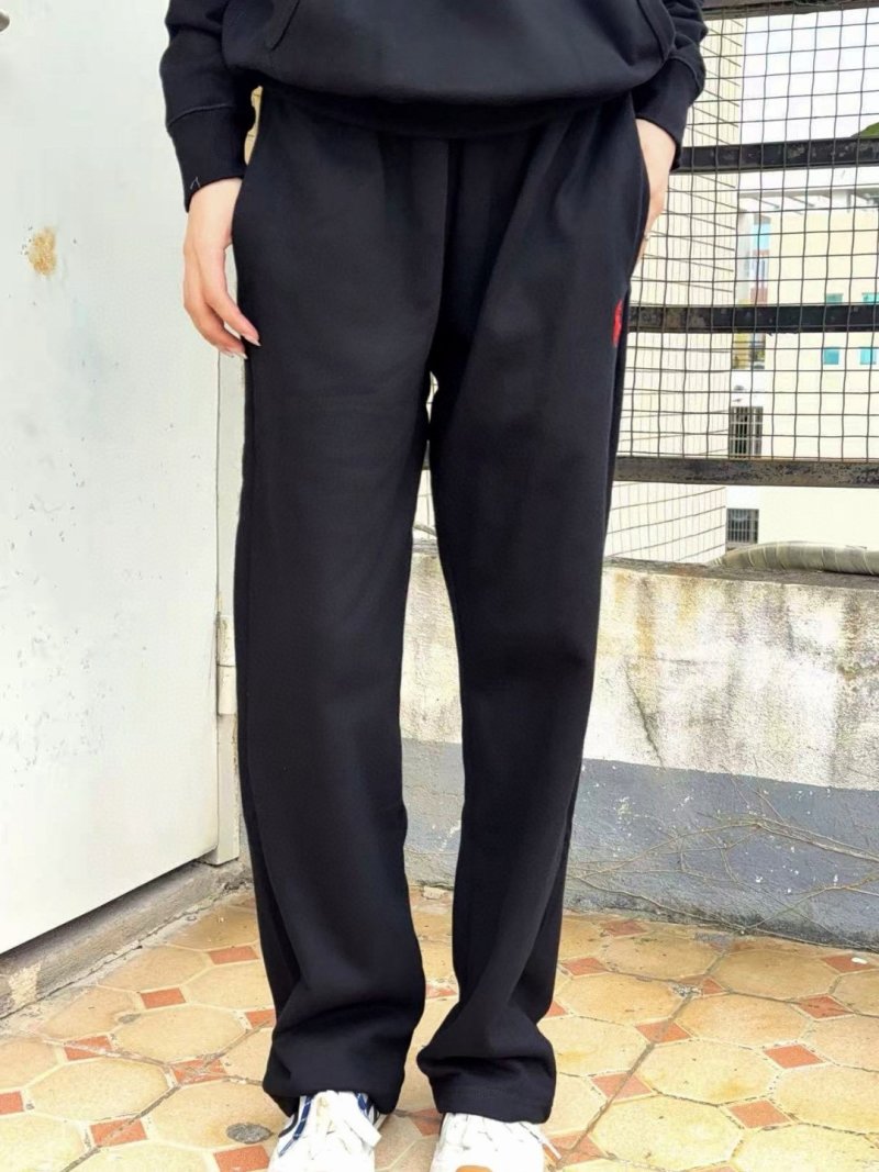 Black Relaxed Fit Sweatpants