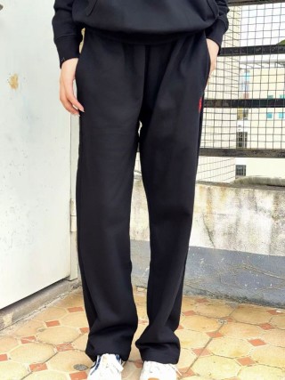 Black Relaxed Fit Sweatpants