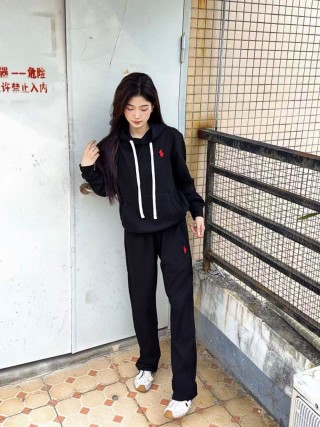Black Relaxed Fit Sweatpants view 5