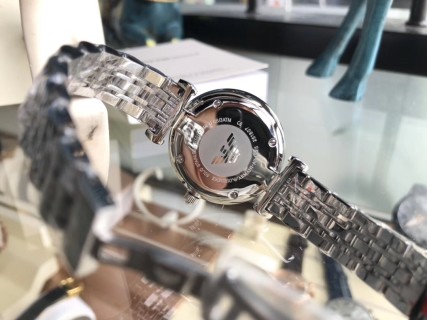 Armani AR1925 Crystal Pearl Mother-of-Pearl Dial Steel Watch view 5