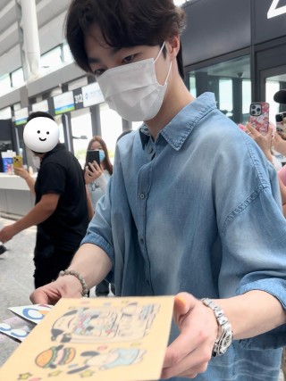 Light Blue Denim Button-Up Shirt view 7