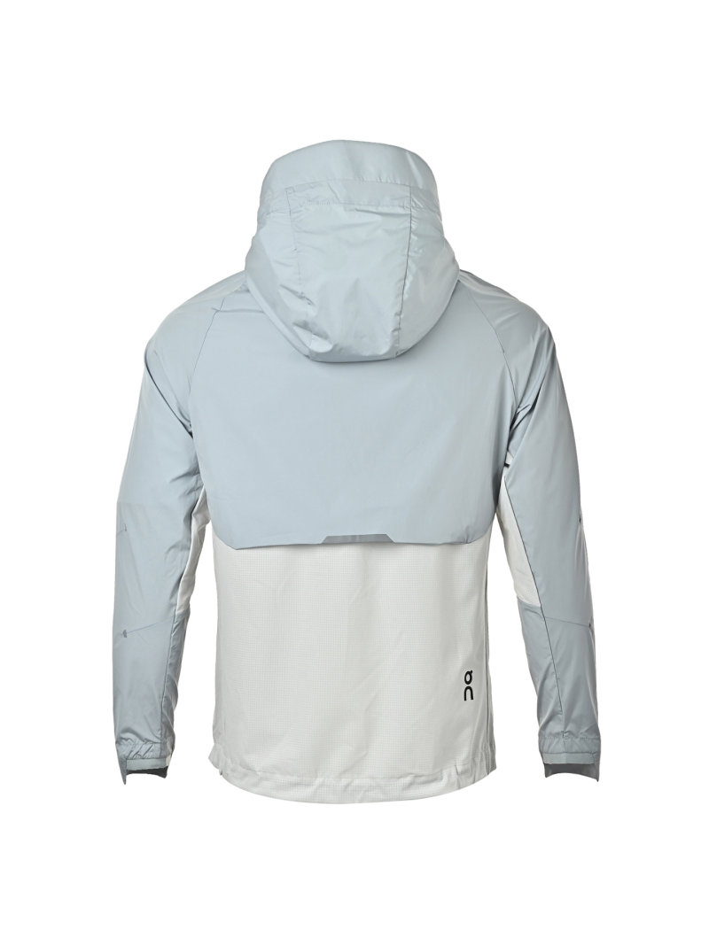 On Sage Green & White Colorblock Windbreaker Jacket view