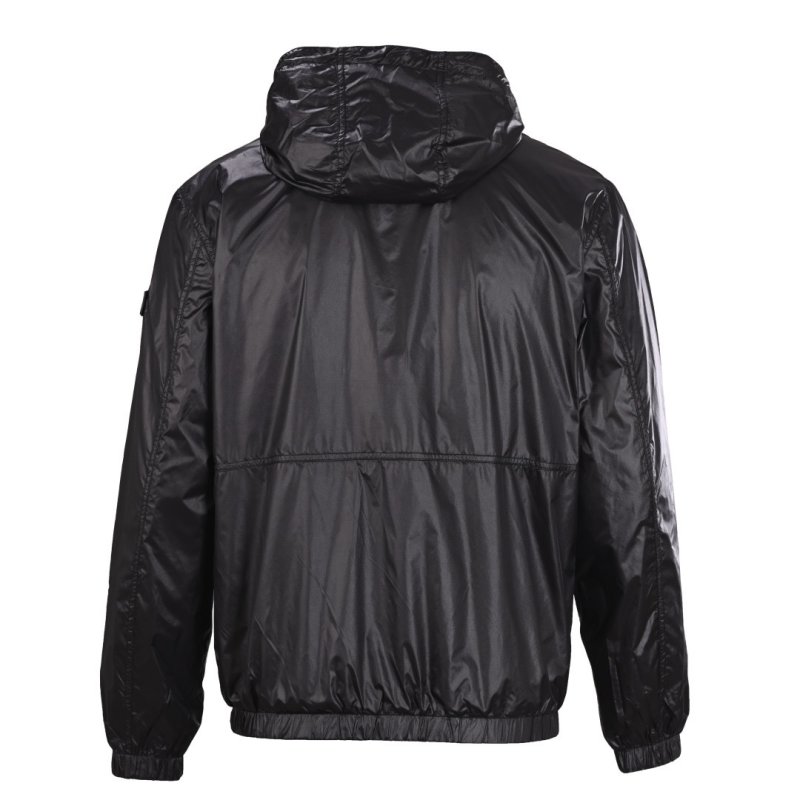 Stone Island Black Lightweight Hooded Jacket view