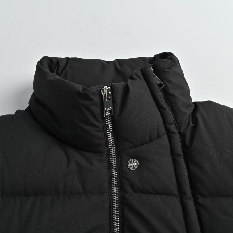 Black Puffer Down Jacket – Oversized Fit view