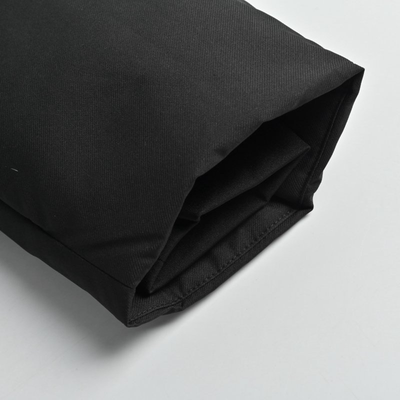 Black Puffer Down Jacket – Oversized Fit view